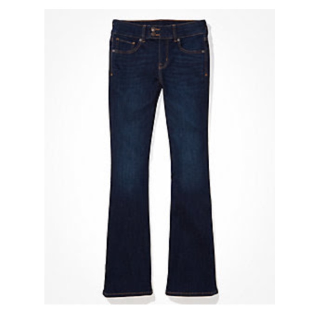 American Eagle AE Next Level Low-Rise Kick Bootcut Jean